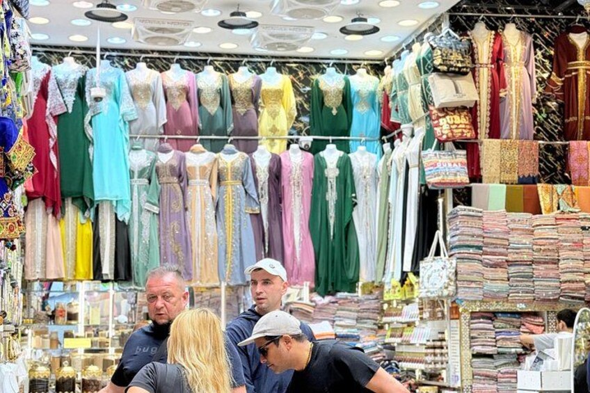Local Food 6 Tastings Walking in Old Dubai Shopping Boat Ride 5