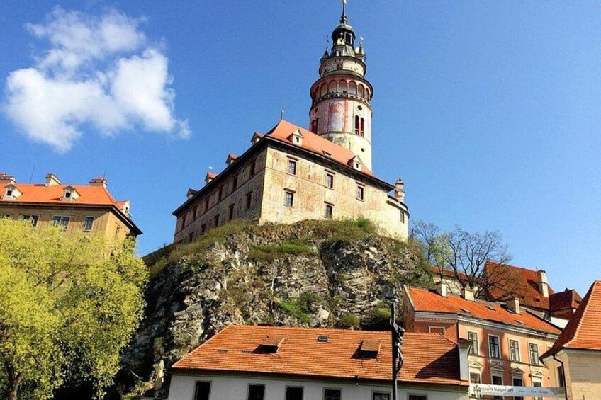 Cesky Krumlov castle tower 3