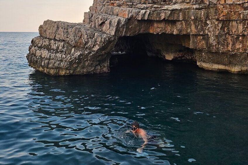 Blue cave Mamula Tunnels Speed Boat Tour From Herceg Novi 1