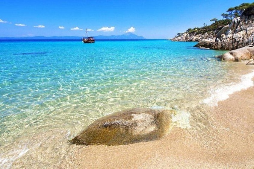 Private Tour to Halkidiki Kallithea, Pefkochori & Hidden Beach 1