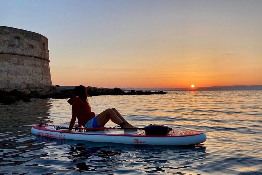 Sunrise excursion in SUP
Sunrise Sup Tour
Lazzaretto Beach, Alghero 4