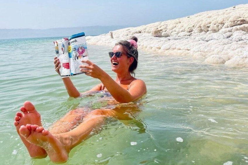 Dead Sea Pink Lake and Salt Beach Private Tour 4