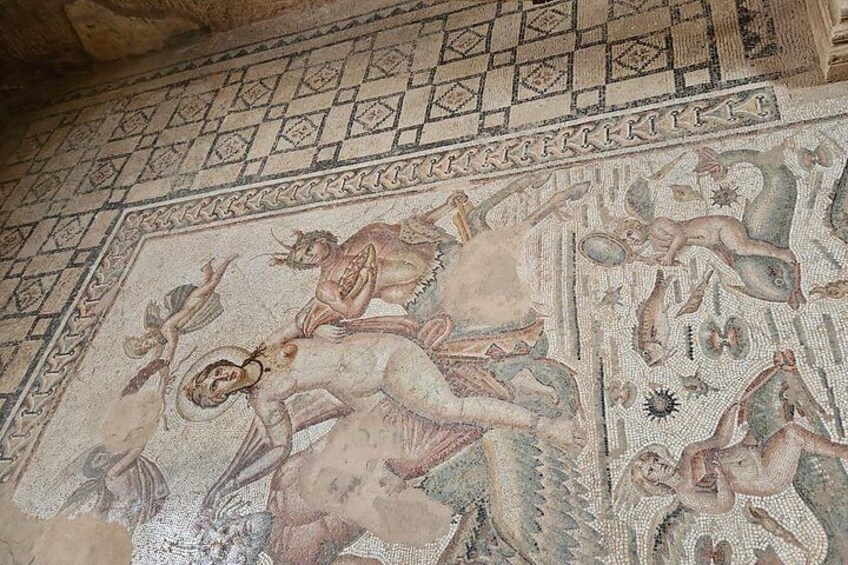 Roman original mosaics "Bulla-Regia" 2