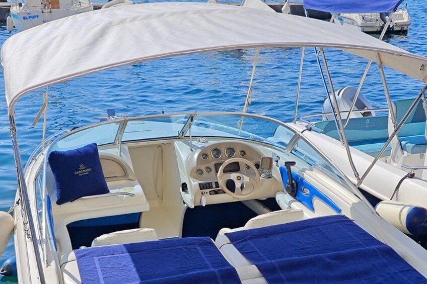 Sea Ray 190 CB rental with 4H license in Gargnano 2