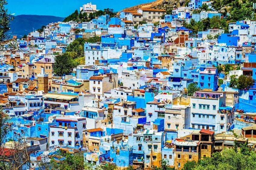 Sunset over Chefchaouen’s blue rooftops – the perfect end to your day in the Rif Mountains 4