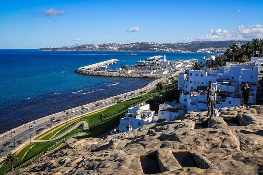 Explore the vibrant blue streets of Chefchaouen on a private 2-day tour from Tangier 3