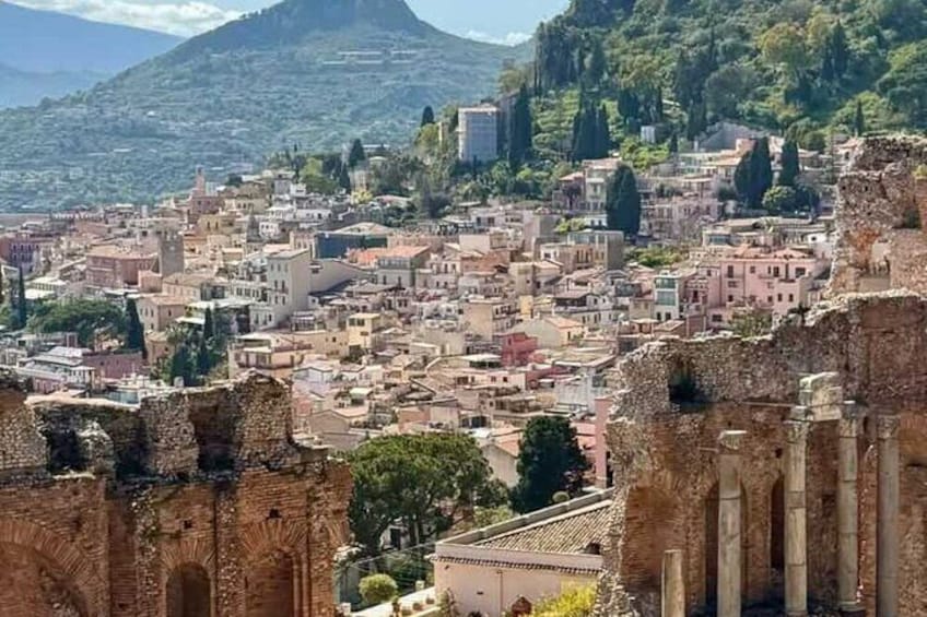 From Catania: Taormina Old Town and Sunset Boat Tour 1