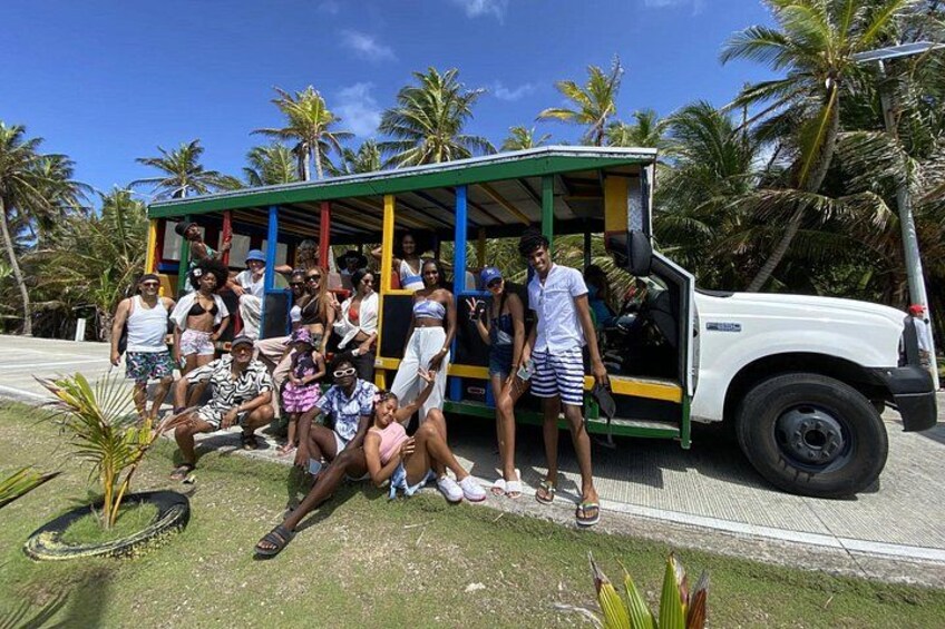 Passengers enjoying the return to the island 3