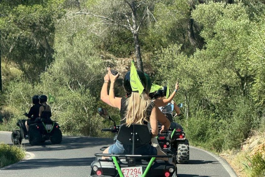 Mallorca: Quad tour in Magaluf through coves, viewpoints, and cliffs 4