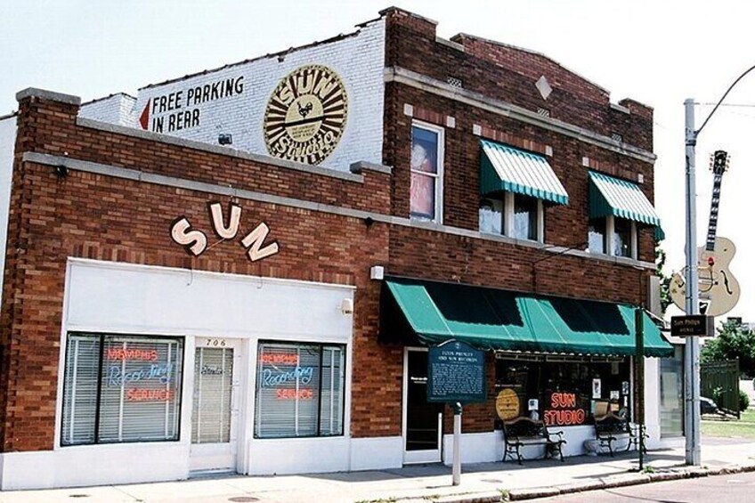 The birthplace of rock 'n' roll. It all started here at Sun Studio with “That’s All Right.” 2