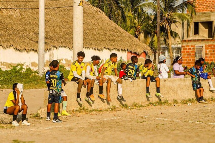 Beach Soccer with Locals In Cartagena 3