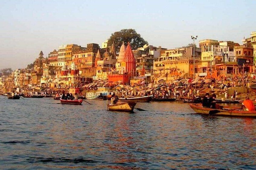 From Varanasi Private Tour with Temples Ghats and Rituals 4