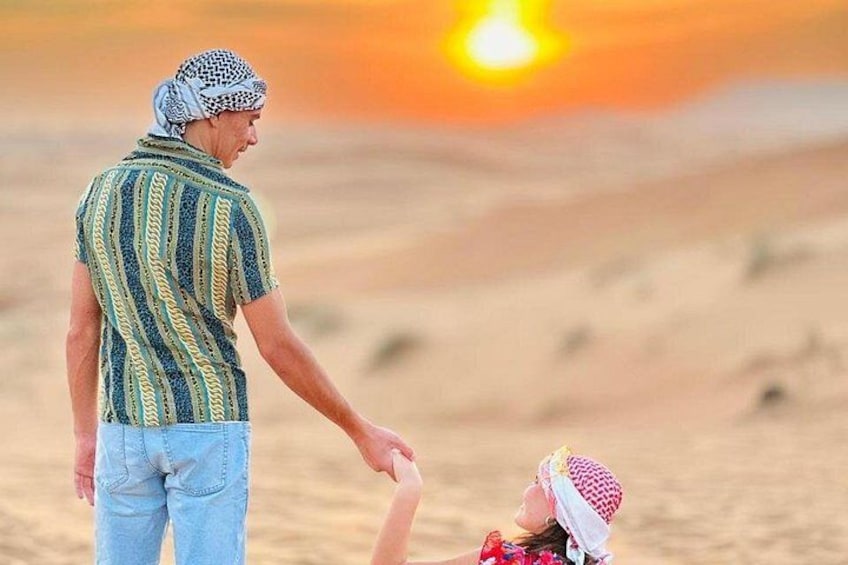 Evening Half Day Abu Dhabi Desert Safari Tour with BBQ Dinner 4