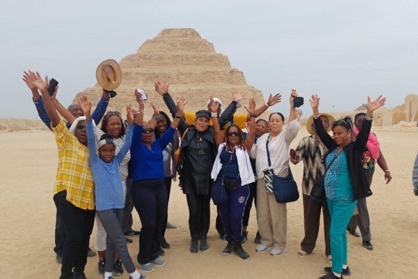 Saqqara Pyramids,Mastabas,Imhotep Gem,Memphis&Dahshur,7Sites Tour 2