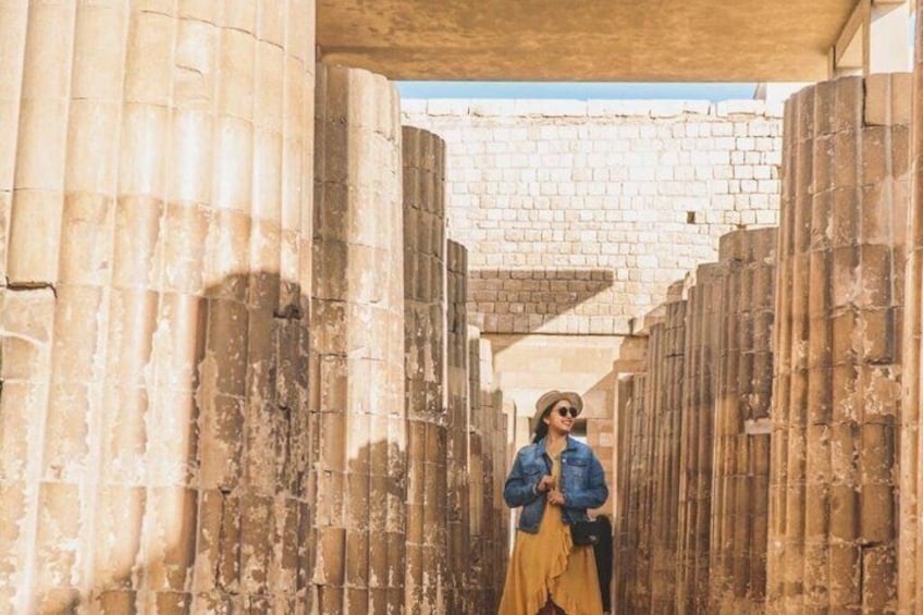 Saqqara Pyramids,Mastabas,Imhotep Gem,Memphis&Dahshur,7Sites Tour 5