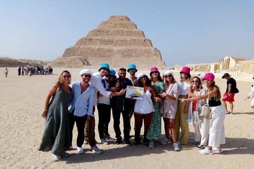 Saqqara Pyramids,Mastabas,Imhotep Gem,Memphis&Dahshur,7Sites Tour 4