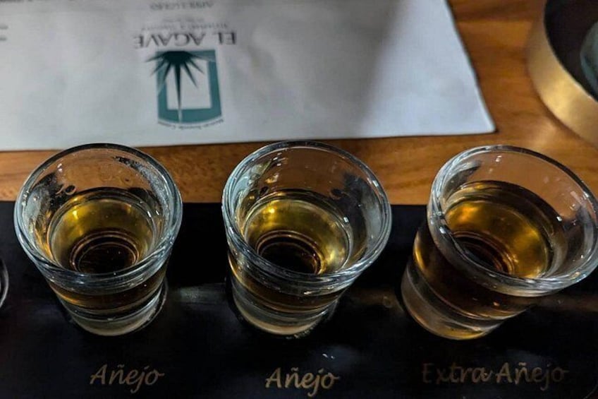 Tequila Tasting Flight 2