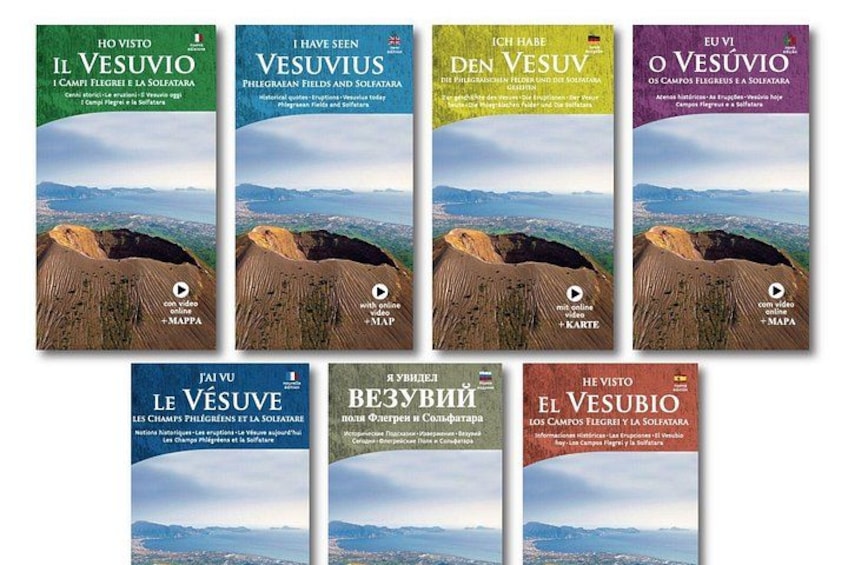Una colección de mapas de viaje con etiquetas en diferentes idiomas y un paisaje montañoso. 4