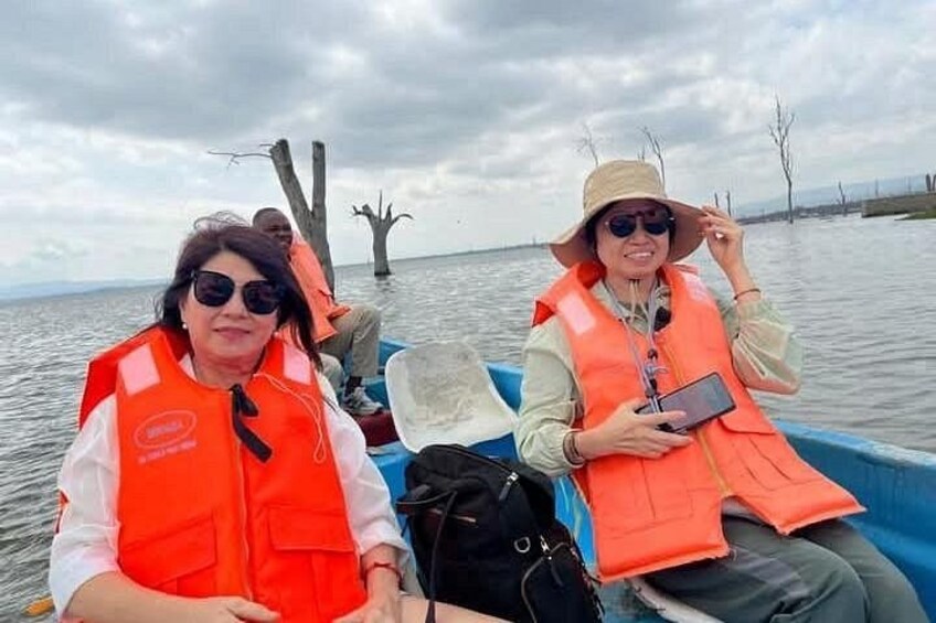 Thriring boat ride in Lake Naivasha 3