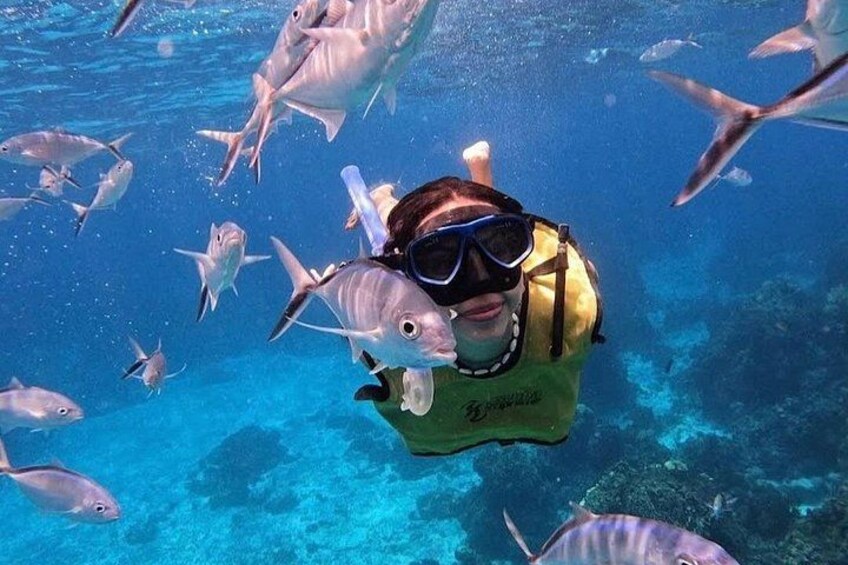 Discovering El Cielo Reef by Double Decker Catamaran 3