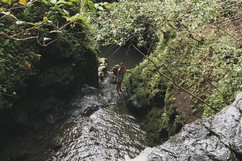 Climbing up waterfalls 3