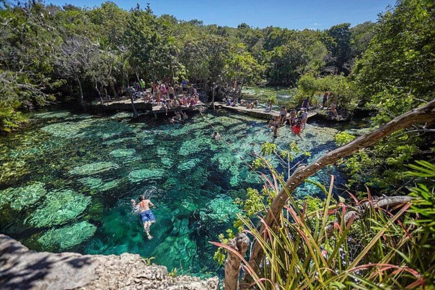 Cenote Azul with Private Roundtrip Transfer 1