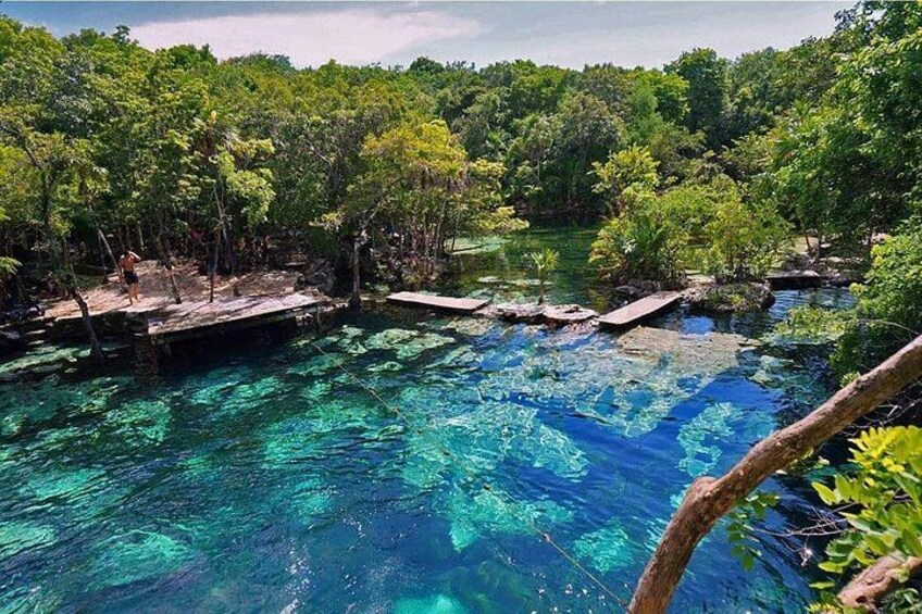 Cenote Azul with Private Roundtrip Transfer 3