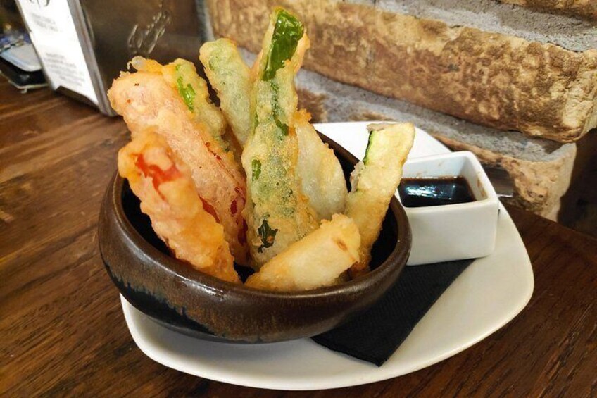 Fried tempura vegetables 2