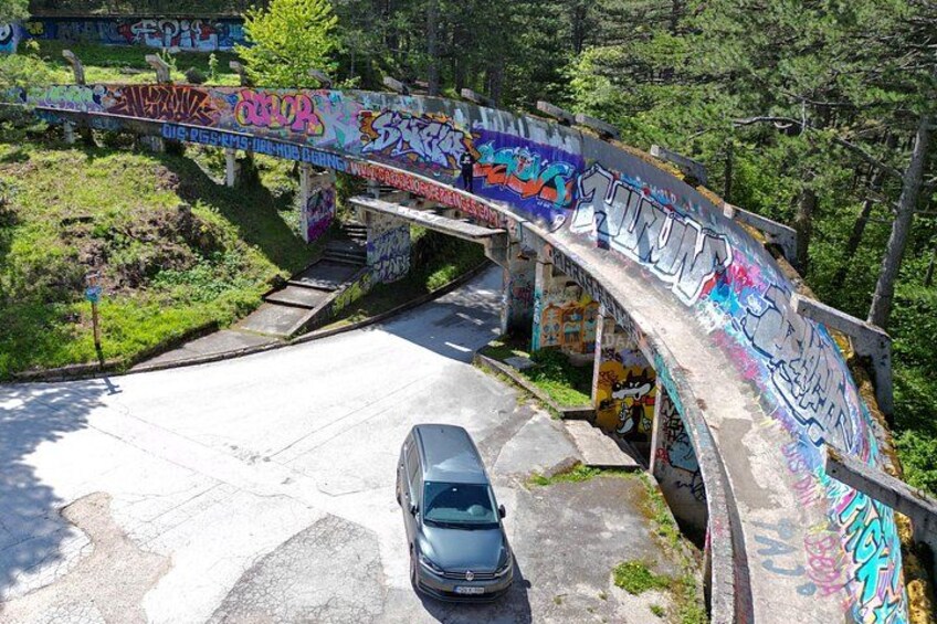 Spray Sarajevo: Graffiti Workshop at the Olympic Bobsleigh Track 2