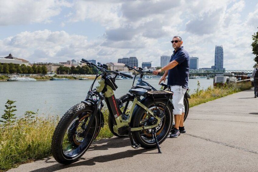Bratislava WW II Bunker Iron Curtain and Danube Tour by E-bike 4