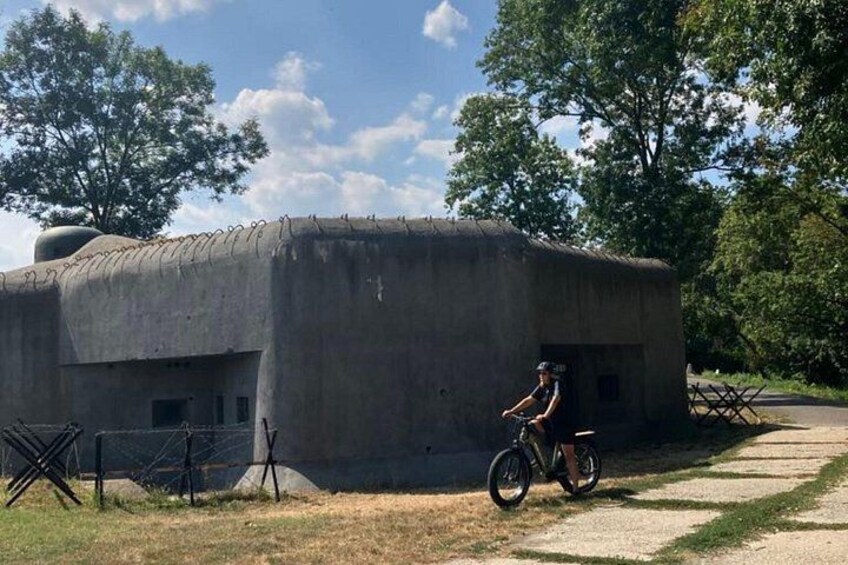 Bratislava WW II Bunker Iron Curtain and Danube Tour by E-bike 4