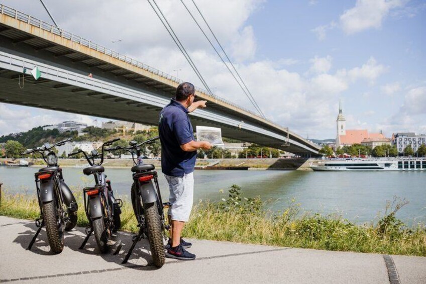 Bratislava WW II Bunker Iron Curtain and Danube Tour by E-bike 1