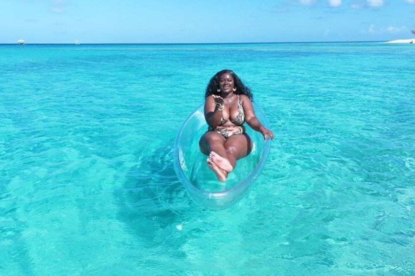 Drone Clear Kayak Photoshoot Grand Turk island 2