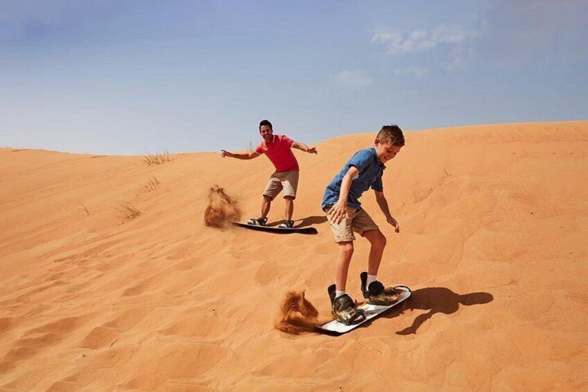 Thrilling Desert Safari Adventure and Sandboarding in Qatar 4
