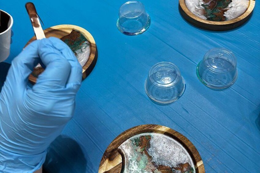 Siesta Key Resin Coaster Workshop 2
