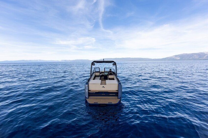 25ft Private Fully Electric Boat Charter on South Lake Tahoe 3