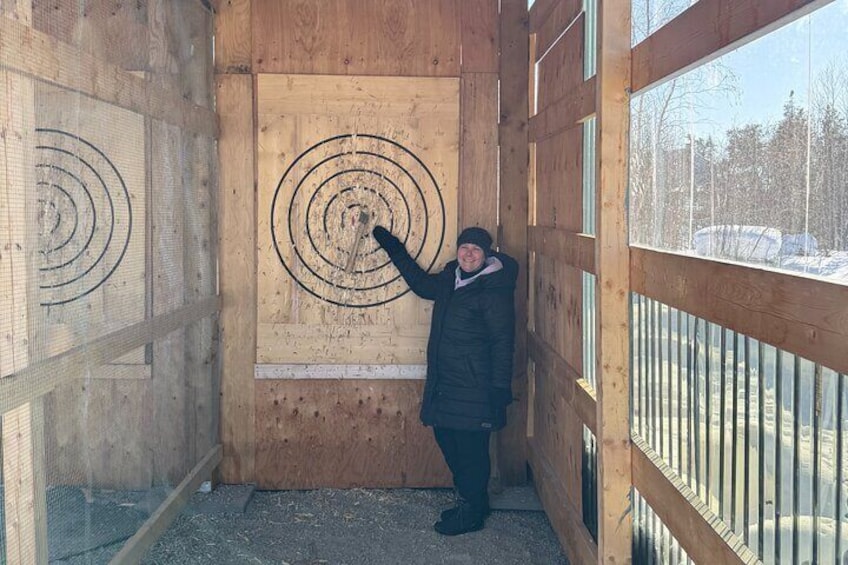 Experience the Thrill of Axe Throwing Activity 1
