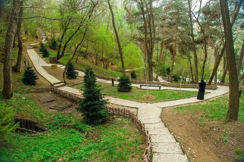 Cave Monastery garden 2