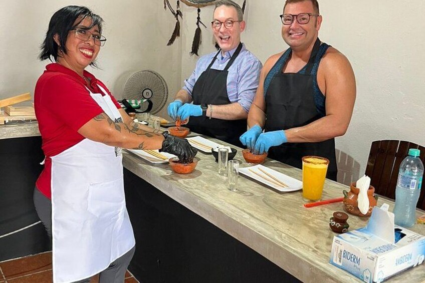 Authentic Beachfront Mexican Cooking Class Cafe Jaguar Costa Maya 2