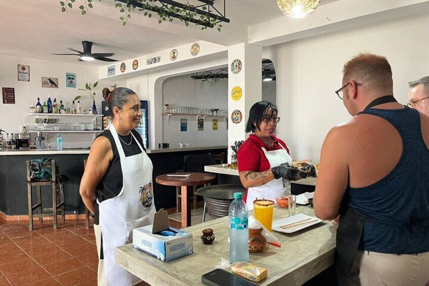 Authentic Beachfront Mexican Cooking Class Cafe Jaguar Costa Maya 3