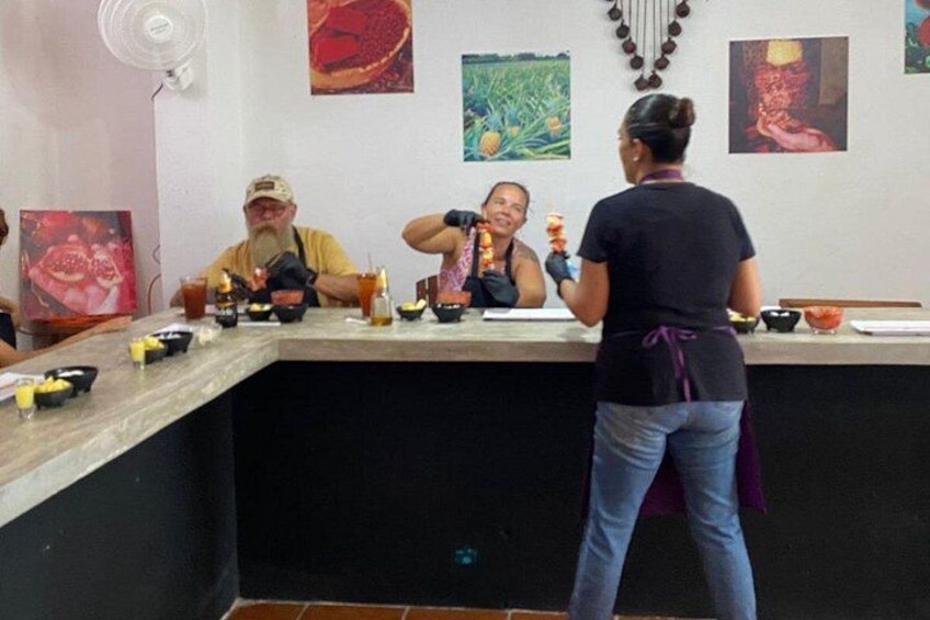 Authentic Beachfront Mexican Cooking Class Cafe Jaguar Costa Maya 3