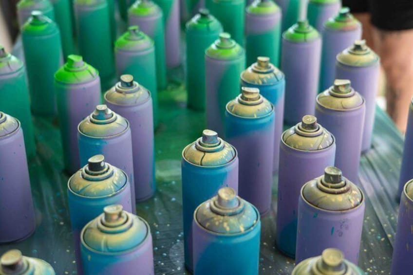 Skip the Line: Guided Tour with Design A Spray Can Class 4