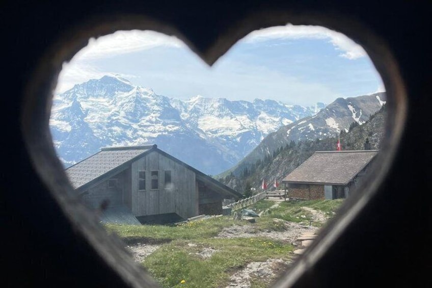 Alpine escape: mountain hut and hidden lake 2
