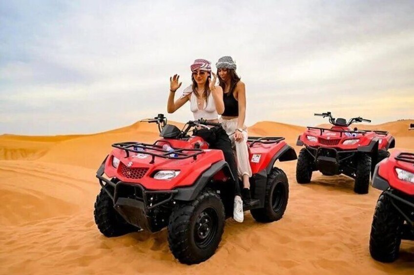 Premium Red Dune Safari with Quad Bike 30Min VIP Seating & Dinner 4