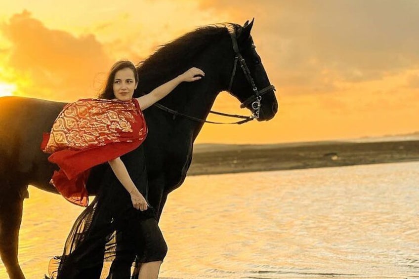 sunset shooting horse ride 1
