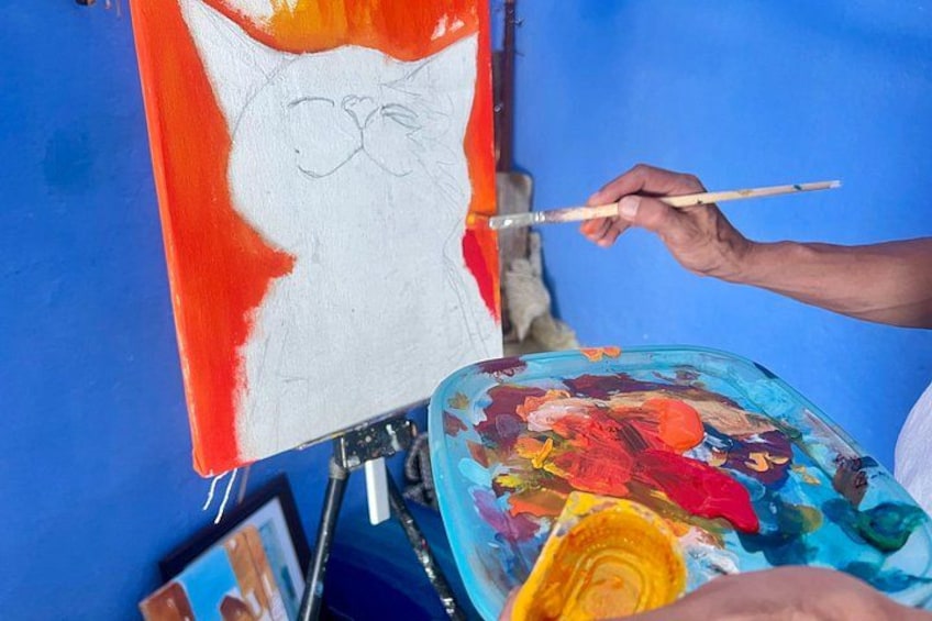 Paint Your Masterpiece with a Local Artist in Chefchaouen 3