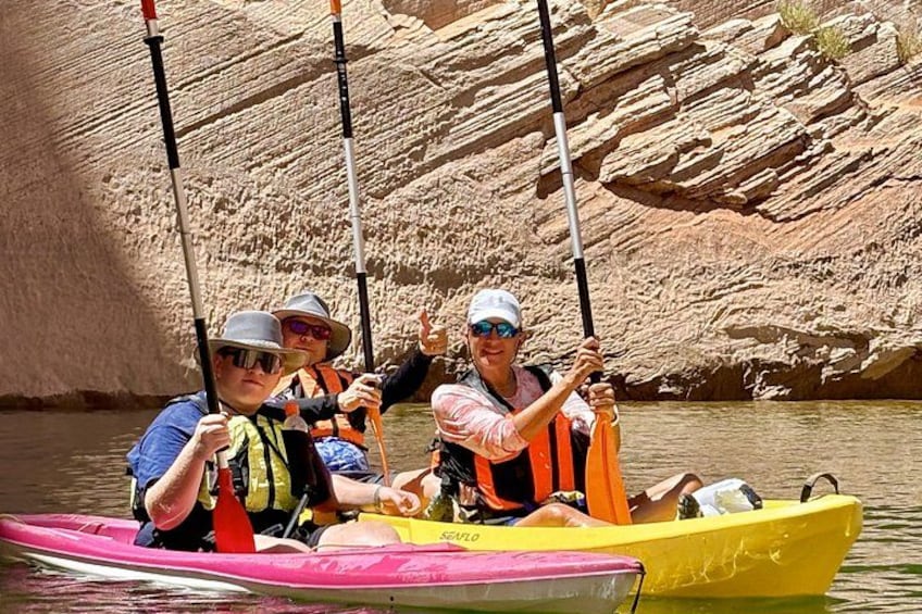 Lake Powell Kayak and Water Antelope Canyon Hike Guided Tour 2