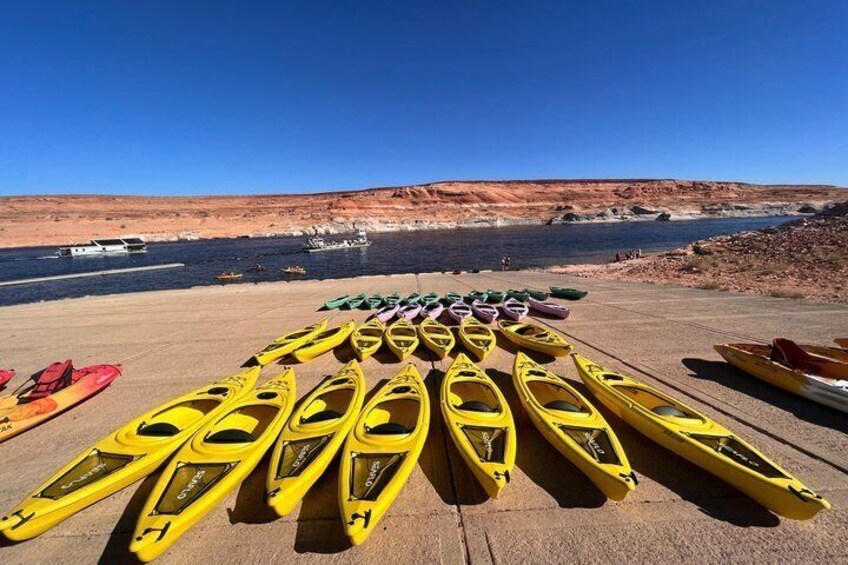 Lake Powell Kayak and Water Antelope Canyon Hike Guided Tour 2