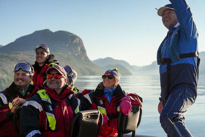 Passengers and RIB Captain 2