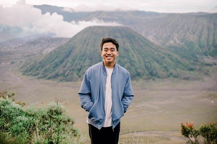 Our guide made the trip extra special by taking individual portraits of each guest with the breathtaking Mount Bromo behind us 3